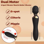 Rechargeable Massager G-Spot & Clitoral Vibrator for Women