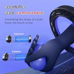 Penis Trainer Glans Male Sex Toy, Vibrator Cock Stimulator Penis Head Stroker, Long Lasting Exercise Vibrator Tip Training Mens Masturbator Delay Endurance