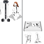 Neck To Wrist Bdsm With Bed Bondage Set