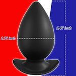 Anal Plug Butt Plug With Safe Curved Base Dilator Prostate Massager Sex Toy For Women Men Masturbation (3Xl)