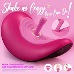 Sex Riding Machine Solo Sex Saddle Remote Control Rotation & Vibration Sex Dildo Mount With 3 Pcs Heating Flapping Sex Vibrators Set For Vagina, Clitoral, Anal Stimulation Sex Furniture For Bedroom