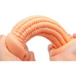 8 Inch Silicone Realistic Mini Dildo, Beginner Anal Plug,Corn Shape Penis With Strong Suction Cup For Hands-Free Play, Flexible Cock With Curved Shaft And Balls For Vaginal G-Spot And Anal Play