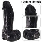 3.54'' Diameter Huge Thick Dildo, Xxl Realistic 13 Inch Super Big Black Dildo With Lifelike Glans & Balls & Strong Suction Cup Extra Large Hands-Free G-Spot Giant Anal Dildos Sex Toys For Women Men