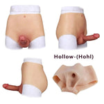 Silicone Dildo Panties, Male Sex Toys For Gay Men Dick Masturbation,Anal Sex Accessories For Women Couples,Realistic Silicone Penis,Sexual Pleasure-Tools For Women (17Cm Length-Hollow)