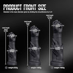 Realistic Fist Dildo - 14.76"" Silicone Fisting Dildo With Suction Cup, Forearm Dildos For Anal Plugs, Large Thick Prostate Sex Toy For Men And Women Black Butt Plug Vaginal Or Anal (S)