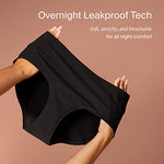 Women Leakproof Period Underwear Dream Short 3-Pack – Heavy Flow Protection, Absorbs 4–7 Super Tampons, Overnight