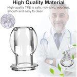 Hollow Anal Plug Vaginal Dilator Speculum, Tpe Transparent Anal Plug Anal Speculum Vaginal Stretcher Tunnel Anal Dilator Bdsm Enema Toys Sex Toys For Adult Men Women (2 Pcs Style B)