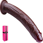 12 Inch Extra Large Thick Giant Realistic Black Dildo With Suction Cup, 1.8" Wide Xxl Fat Anal Dildo Strap On Female Male Sex Toy, Ultra Realistic Large Lifelike Penis G-Spot-Dildo For Lesbians Gay