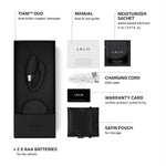 Tiani Duo Couples Vibrator For Men And Women With 2 Powerful Motors And 8 Vibrations Settings, Completely Waterproof Adult Sex Toys For Couples, Sex Toys For Her, Vibrator For Couples, Black