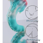Monster Tentacle Dildo Adult Sex Toy- 8 Inch Silicone Dildo For Vaginal G-Spot Or Anal Play,Thick Realistic Penis & Prostate Massager With Suction Cup For Hands-Free Play For Men Women Couples