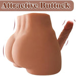 17Lb Male Sex Doll Torso For Women With Flexible Dildo, Realistic Sex Doll Ass With Tight Anal For Men Masturbation, Unisex Sex Toy For Women Men Gay Couple, Brown Men Sex Dolls