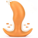 Super Soft Anal Plug, Flexible Liquid Silicone Butt Plug Prostate Massage G-Spot Dildo Anal Trainer Kit For Beginner Advanced Players (L)