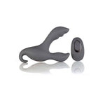 Apollo 15-Function Silicone Wireless Remote Control Dual Motor Usb Rechargeable Prostate And Perineum Massager - Grey/Black