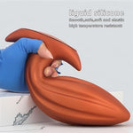 Huge Butt Plug Large Buttplug Anal Toy, Silicone Wearable Anal Plug with Safe T-Base, Thick Huge Dildo for Advanced Players, Anal Dilator Anal Trainer Prostate Massage Sex Toy for Men Women (L)