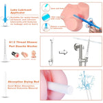 Sex Doll Sex Toys For Men - 7.5 Lb Realistic Male Masturbator Pocket Pussies, Mens Sex Toys With Lifelike Vagina And Anal Stroke, Adult Toys Big Butt With Care Kit Cleaning & Maintenance Set Powder