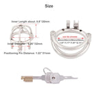 Male Small Chastity Device Cages Prevent Escape Design Closed Ring Cock Cage Adult Game Sex Toy B655 55Mm