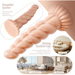 Realistic Monster Dildo Butt Plug - 7.08" Shaped Anal Plug Dildo With Strong Suction Cup, Huge Thick Butt Plug For Women Men, Anal Dilator Prostate Massager Anal Sex Toy