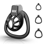 Chastity Cage Adult Sex Toys Lightweight Male Chastity Device For Male Penis Cage Breathable Bondage Gear Abs Material With 3 Sizes Ring Bdsm Couples Sex Games(Black)