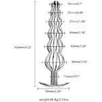 Long Strip Metal Enema Anal Plug Anal Dilation Vaginal Dilator, Anus Peep Adult Sex Toy