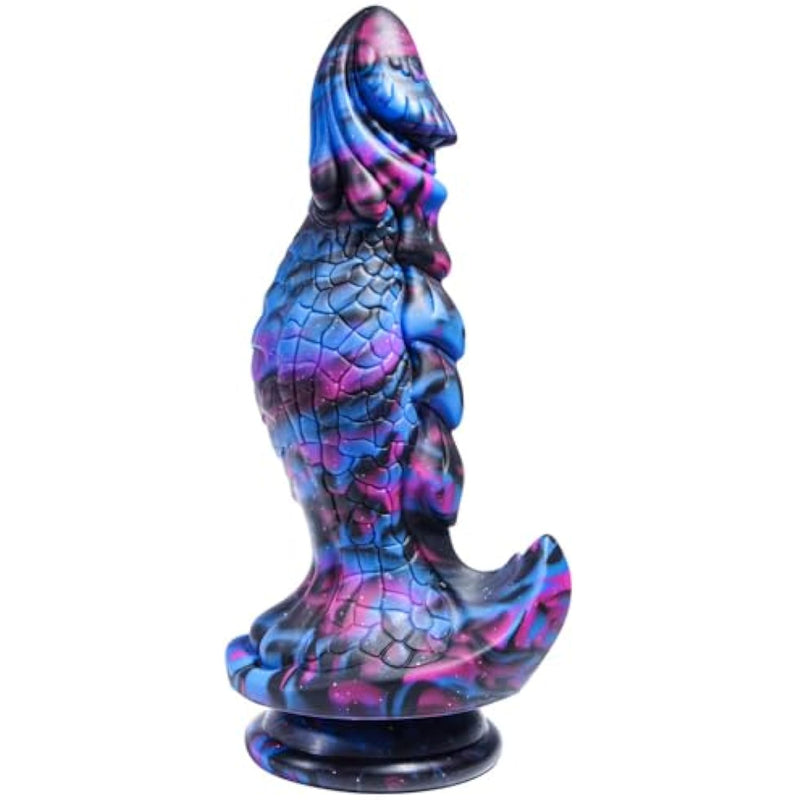 Realistic Dragon Dildo - 9.8 Inch Silicone Realistic Large Fantasy Dildo, Big Suction Cup, Textured,G-Spot Stimulator, Thick Anal Dildo, Xl Huge Adult Sex Toy For Women,Men And Couples