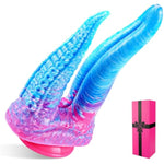 8" Liquid Silicone Double Headed Tentacle Dildo With Suction Cup, 7" Big Monster Double Sided Realistic Large Dildos With Tongue, 6" Dragon Dildo Anal Plug Adult Alien Sex Toy For Lesbian Women Gay