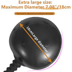 Silicone Inflatable Butt Plug Soft Anal Hook Ass Plug With Quick Release Valve And Pumb Huge Sex Dildo Buttplug For Men, Women And Beginners
