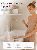 Menstrual Cup Sterilizer Fits Menstrual Cups and Disc, See-Through Design, Includes Measuring Cup, Auto Shut Off, for Home, Dorm and Travel