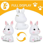 Little Bunny Money Bank, Mini Rabbit Piggy Bank, Best Bitrthday Gift, White
