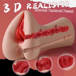 Realistic Small Pocket Pussy For Men, 2 In 1 Male Masturbators Pocket Vagina With 3D Deep Vagina & Tight Anus For Penis Stimulation, Lifelike Blowjob Male Stroker Adult Sex Toys For Men Masturbation