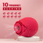 Sex Toys Rose Dildo Vibrator - Upgraded Adult Toys With 10 Sucking & Vibrating Modes For Women Clitoral Nipple, Rose Sucker Sex Toy Clitoral G Spot Vibrators For Woman Couples Adult Sex Games