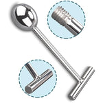 Sex Trainer Toy Stainless Steel Pull Rod Handle Anal Butt Plugs Trainer S&M Adult Gay Sex Toy Anal Toy