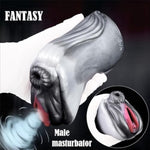Unique Fantasy Silicone Made Multi-Color Male Masturbator Silicone Men Stroker Adult Sex Toy For Men Couples 2 In 1 Lifelike Ultral Soft