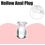 Clear View Hollow Anal Plug Enema Sex Toys Butt Dilator For Men Anal Peeping Anal Washer Douche Women Vaginal Dilator