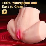 16.8Lb Sex Doll Male Masturbator Pocket Pussies, Adult Sex Toys Realistic Big Pussy Ass Sex Doll Stroker 3D Lifelike Soft Butt With Vagina And Anal Channel For Men Masturbation Pleasure