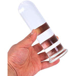 Large Long Glass Butt Plug Big Crystal Anal Plug Anal Masturbation Butt Expander Anal Sex Toy (Medium)