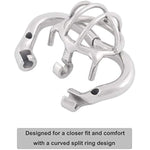 Small Male Chastity Device Stainless Steel Ergonomic Design Male Cock Cage K045 (45Mm/ M Size)