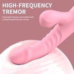 3 In 1 Tongue Thrusting Vibrators Dildo Adult Sex Toy For Women G Spot Vibrators And Sucking Clitoral Stimulator 3 Frequency To Stretch & 12 Vibration Modes & 3 Frequency Tongue Sex Toys