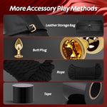 21PCS BDSM Variety Bondage Restraints Kit for Men Women Couples Play