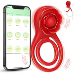 Vibrator For Couple Vibrating Cock Ring Men'S Penis Vibrators Clitorals Stimulator For Women Sex Novelties Adult Sex Toys & Games With 9 Modes