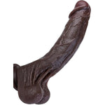 Realistic Big Black Dildo - Soft Real Feel Dual Density Silicone Bbc Dildo, Suction Cup Riding Dildos For Vagina Anal, Strap On Dildos For Hands-Free Play, Adult Sex Toys & Games For Women Men