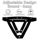 Three Way Anti-Off Male Chastity Cage Auxiliary Belt Wit Cock Ring, Chastity Device Sexy Underwear Penis Cage Strap Elastic Band Bondage Belts Sex Toys For Gay Sissy Men Couples (Black)