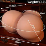 60Lb Life Size Sex Doll Big Ass Sex Toy, Super Big Booty Sex Doll Ass Realistic Pocket Pussy Male Masturabator With Virgin Pussy & Tight Anus, Adult Sex Dolls Female Butt Male Sex Toys For Men Orgasm