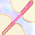 Double Ended Dildo 18.89 Inch Dong Anal Beads With Veins And Glans For Anal Vagina Stimulation Double Side Penis Cock Massager Sex Toy For Lesbian Men Women Pink
