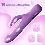 Wand Vibrator Sex Toys, Vibrating & Expanding Dual Ssimulation Vibrator - Adult Toys For Women Couples Pleasure