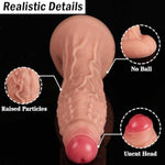 3.5'' Diameter Xxl Huge Thick Wide Dildo,12 Inch Big Dual Density Silicone Realistic Massive Dildos No Balls For Deeper Sex,Giant Large Anal Dildo Adult Sex Toys For Advanced Gay Men Female