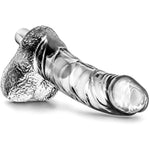 6.5" Small Realistic Vibrating Dildo - Waterproof - Petite 10 Vibrating Functions Vibrator - 3 In 1 Toy - Sex Toys For Women - Sex Toy For Adults (Clear)