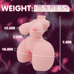 3.53Lbs Sex Doll Male Masturbator, Mini Female Love Doll With Pocket Pussy Ass, Small Adult Sex Doll With Unique 3D Realistic, Adult Sex Toy With Torse And Boobs For Men Masturbation