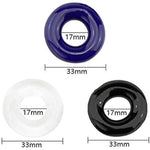 Penisring Cockrings,6 Pcs Different Sizes Silicone Penis Sleeve Penistrainer,Stretchy Longer Harder Stronger Erection Semen Lock Caged,Delay Ejaculation Time Lasting Sex Toys For Men,Multicolor