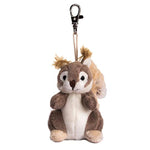 Squirrel Stuffed Animal Plush Keychain 4-Inch