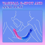 17.3 Inch Double Ended Realistic Dildo Flexible Dildos For Lesbian, G-Spot Anal Stimulator Long Penis Dildo Soft And Flexible With Veins And Glans Adult Sex Toys For Women Men